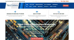 Desktop Screenshot of nextcenturyinsurance.com